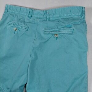 Southern‎ Tide Skipjack Shorts Mens 35 Blue Teal Pima Cotton Modal Chino Coastal